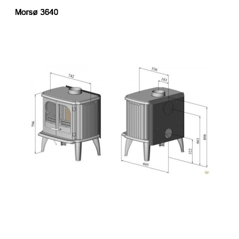 MORSO PIEC WOLNOSTOJĄCY KONWEKCYJNY 3640 MORSO PIEC WOLNOSTOJĄCY KONWEKCYJNY 3640