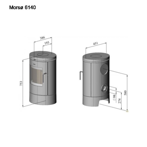 MORSO PIEC WOLNOSTOJĄCY KONWEKCYJNY 6140 MORSO PIEC WOLNOSTOJĄCY KONWEKCYJNY 6140