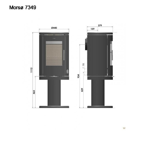 MORSO PIEC WOLNOSTOJĄCY KONWEKCYJNY 7349 MORSO PIEC WOLNOSTOJĄCY KONWEKCYJNY 7349