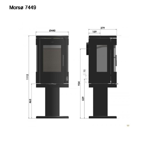 MORSO PIEC WOLNOSTOJĄCY KONWEKCYJNY 7449 MORSO PIEC WOLNOSTOJĄCY KONWEKCYJNY 7449