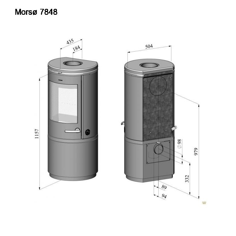 MORSO PIEC WOLNOSTOJĄCY KONWEKCYJNY 7848 MORSO PIEC WOLNOSTOJĄCY KONWEKCYJNY 7848