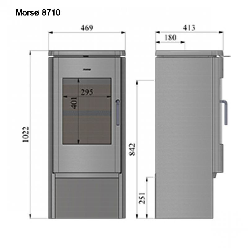 MORSO PIEC WOLNOSTOJĄCY KONWEKCYJNY 8710 MORSO PIEC WOLNOSTOJĄCY KONWEKCYJNY 8710