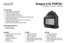 UNICO WKŁAD KOMINKOWY DRAGON 6 XL RASTER PORTAL