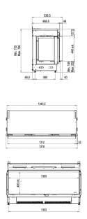 FABER WKŁAD KOMINKOWY ELEKTRYCZNY E-MATRIX LINEAR 1300/400 I