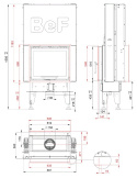 BEF HOME WKŁAD KOMINKOWY DOUBLE FEEL V 6 N PASSIVE