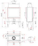 BEF HOME WKŁAD KOMINKOWY DOUBLE FEEL 6 N PASSIVE