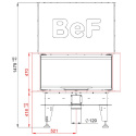 BEF HOME WKŁAD KOMINKOWY ROYAL V 8 C