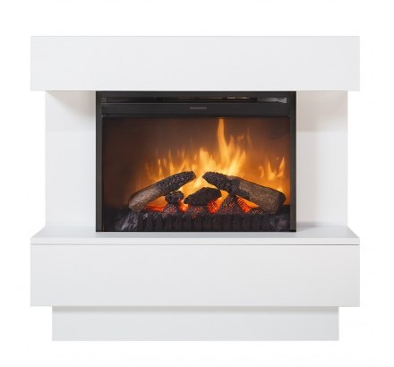 DIMPLEX OPTIFLAME KOMINEK ELEKTRYCZNY AVALONE ECO LED BIAŁY