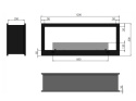 INFIRE BIOKOMINEK 2 SIDE 1200