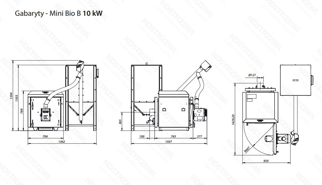 KOSTRZEWA KOCIOŁ MINI BIO B NE 10kW KOSTRZEWA KOCIOŁ MINI BIO B NE 10kW