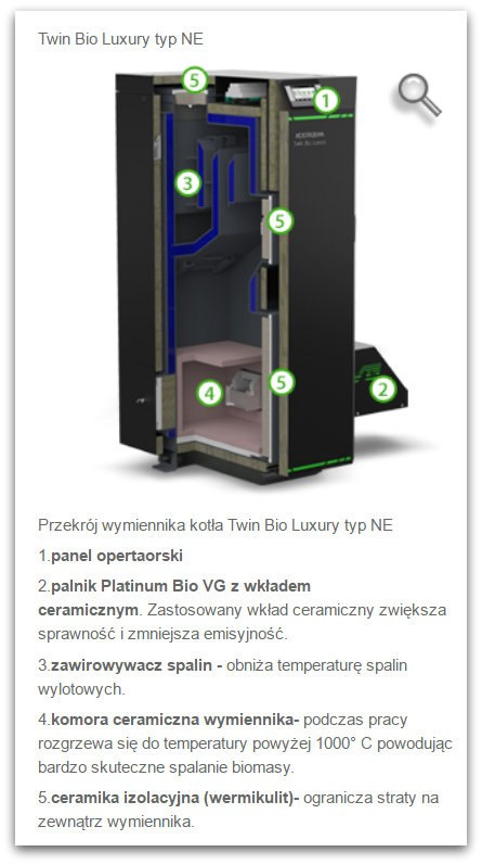 KOSTRZEWA KOCIOŁ TWIN BIO LUXURY NE 12kW KOSTRZEWA KOCIOŁ TWIN BIO LUXURY NE 12kW