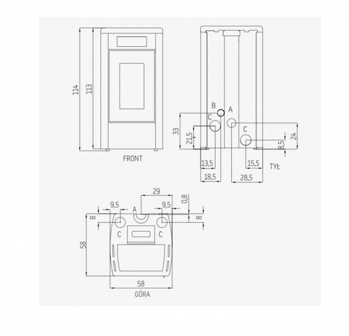 CADEL PIEC ATENA3 PLUS 12,0 KW CADEL PIEC ATENA3 PLUS 12,0 KW