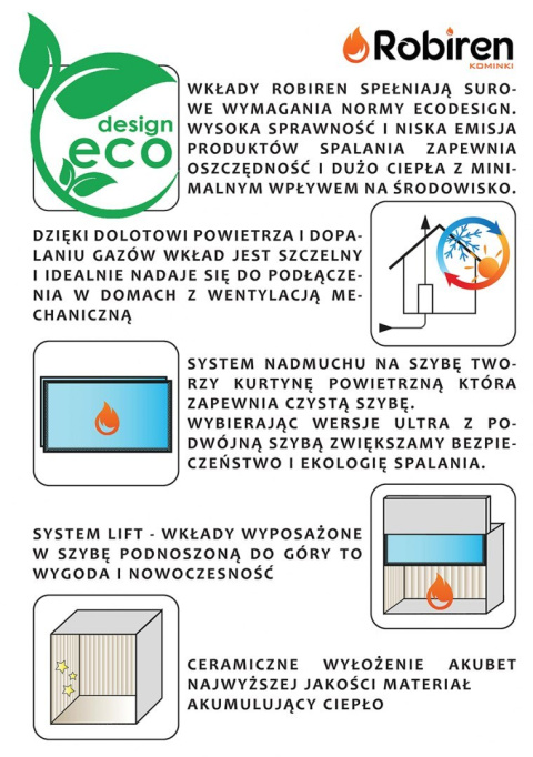 ROBIREN WKŁAD KOMINKOWY AIR 19 DUOPLEX ROBIREN WKŁAD KOMINKOWY AIR 19 DUOPLEX