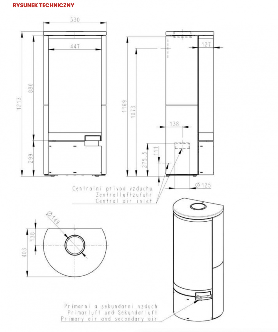 ROMOTOP PIEC KOMINKOWY BELORADO 03 METAL ROMOTOP PIEC KOMINKOWY BELORADO 03 METAL