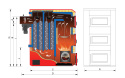KOŁTOŃ BIOPELLMAX 75 DUŻE MOCE kocioł na PELLET 5 klasy