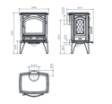 DOVRE PIEC WOLNOSTOJĄCY 540 W
