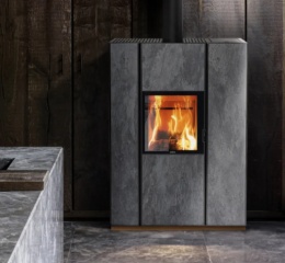 Nobis Piec na pellet i drewno Unica C1