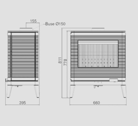 Piec wolnostojący INVICTA KAZAN Zen ref. 6104-49