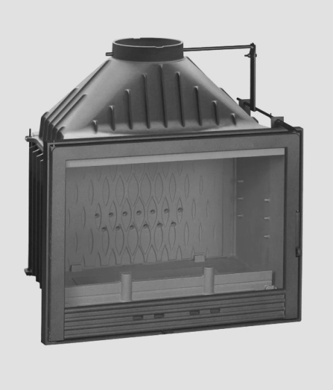 Wkład kominkowy INVICTA 700 COMPACT ECO z szybrem, doprowadzenie powietrza ref. 9274-75-DP