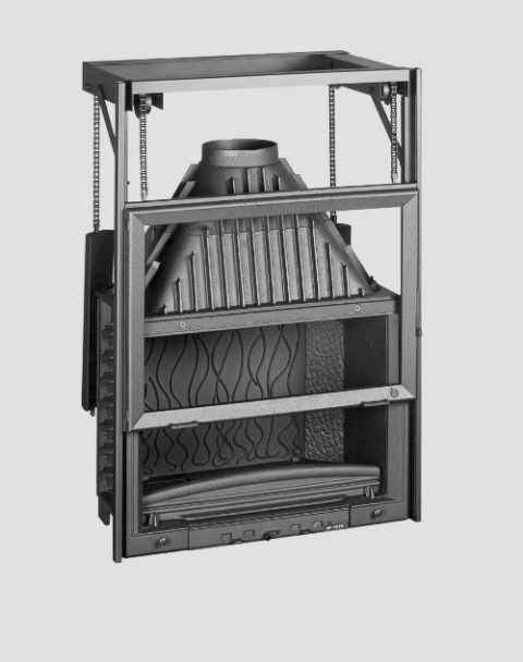 Wkład kominkowy INVICTA 800 GRANDE VISION drzwi podnoszone ref. 6886-44
