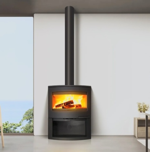 Piec wolnostojący INVICTA CALCIAS czarny ref. 6488-03
