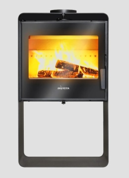 Piec wolnostojący INVICTA BOREE czarny ref. 6488-01