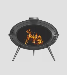 Piec wolnostojący INVICTA BRIO antracyt ref. 6481-44