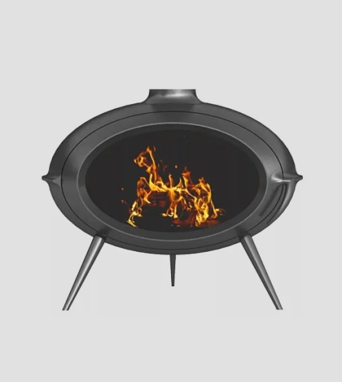 Piec wolnostojący INVICTA BRIO antracyt ref. 6481-44