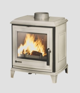 Piec wolnostojący INVICTA SEDAN S szara emalia ref. 9450-48