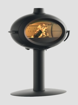 Piec wolnostojący INVICTA BRIO SUR PIED (na nodze) antracyt ref. 6481-14