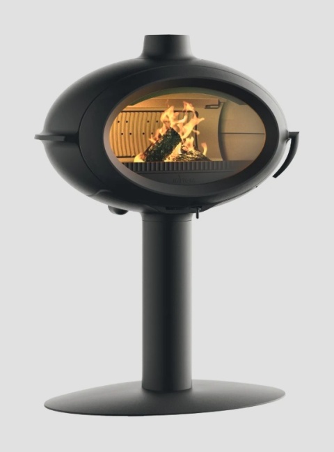 Piec wolnostojący INVICTA BRIO SUR PIED (na nodze) antracyt ref. 6481-14