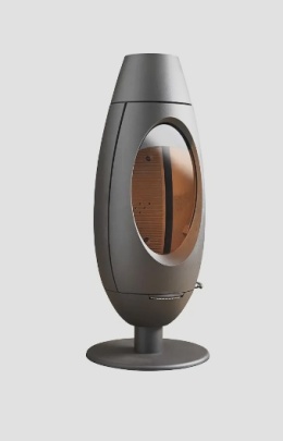 Piec wolnostojący INVICTA ODE antracyt ref. 9149-44