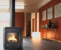 Piec wolnostojący INVICTA CAROLO doprowadzenie powietrza, antracyt ref. 9162-44-DP