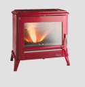 Piec wolnostojący INVICTA MODENA kremowa/czerwona emalia ref. 9175-46/47