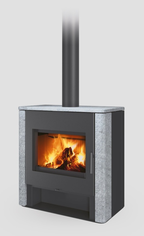 ROMOTOP PIEC KOMINKOWY TELDE KAMIEŃ PŁASZCZ WODNY