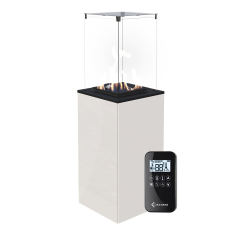 KRATKI PATIO MINI OGRZEWACZ GAZOWY SZKŁO/BIAŁY AUTOMAT KRATKI PATIO MINI OGRZEWACZ GAZOWY SZKŁO/BIAŁY AUTOMAT