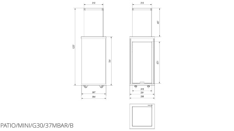 KRATKI PATIO MINI OGRZEWACZ GAZOWY SZKŁO/BIAŁY AUTOMAT KRATKI PATIO MINI OGRZEWACZ GAZOWY SZKŁO/BIAŁY AUTOMAT