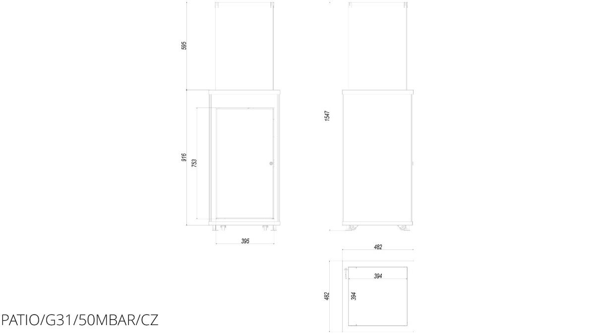 KRATKI PATIO OGRZEWACZ GAZOWY SZKŁO/CZARNY AUTOMAT KRATKI PATIO OGRZEWACZ GAZOWY SZKŁO/CZARNY AUTOMAT