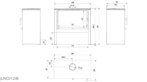 KRATKI PIEC JUNO 12 PANEL BIAŁY KRATKI PIEC JUNO 12 PANEL BIAŁY