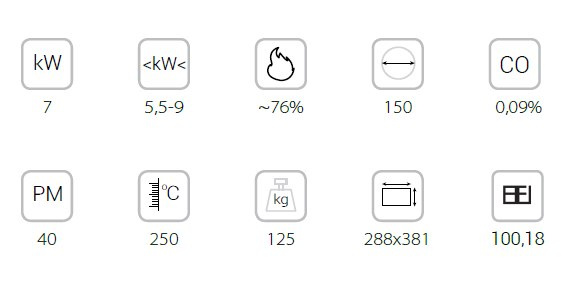 KRATKI PIEC KOZA K5 S Z WNĘKA KRATKI PIEC KOZA K5 S Z WNĘKA