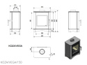 KRATKI PIEC KOZA VEGA FI 150