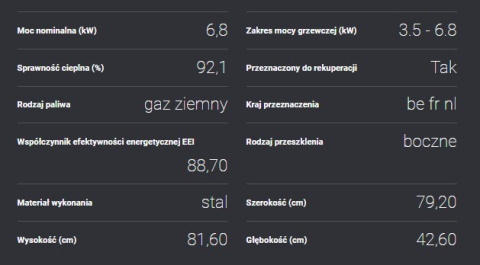 KRATKI WKŁAD KOMINKOWY LEO 70 PRAWY GAZ ZIEMNY KRATKI WKŁAD KOMINKOWY LEO 70 PRAWY GAZ ZIEMNY