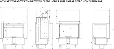 DEFRO WKŁAD KOMINKOWY HOME INTRA LA G DEFRO WKŁAD KOMINKOWY HOME INTRA LA G