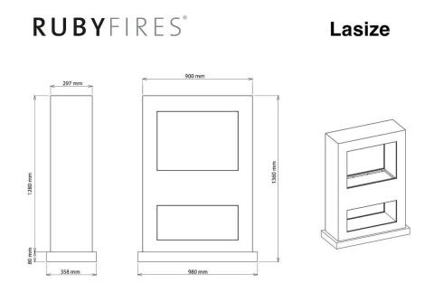 RUBYFIRES BIOKOMINEK LASIZE RUBYFIRES BIOKOMINEK LASIZE
