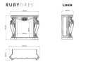 RUBYFIRES BIOKOMINEK LOUIS