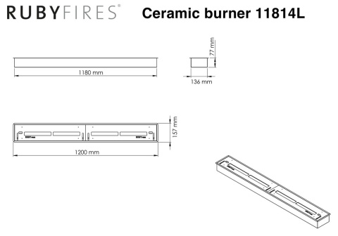 RUBYFIRES BIOPALENISKO 11814LS RUBYFIRES BIOPALENISKO 11814LS