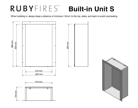 RUBYFIRES WKŁAD BIOKOMINKOWY S RUBYFIRES WKŁAD BIOKOMINKOWY S