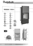 HAJDUK WKŁAD KOMINKOWY PRISMA 1VMH