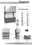 HAJDUK WKŁAD KOMINKOWY VOLCANO 3BTH