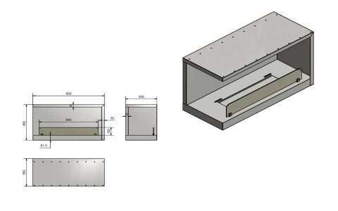 INFIRE BIOKOMINEK INSIDE L800 VERS2 INFIRE BIOKOMINEK INSIDE L800 VERS2